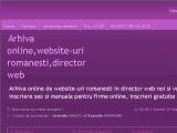 Arhiva online, website-uri romanesti, director web