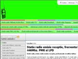 Statie radio emisie receptie, frecventa libera 27 Mhz sau 446Mhz. PMR si LPD