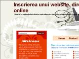 Inscrierea unui website, director web