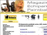 Magazin echipamente de paintball: pachete deschidere teren.