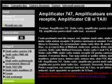 Amplificator 747, Amplificatoare emisie receptie, Amplificator CB si TAXI