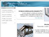 Structuri metalice usoare, armatura metalica PVC