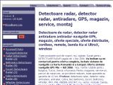 Detectoare radar, detector radar, antiradare, GPS, magazin, service, montaj