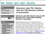 Detectoare radar PNI, Detector radar pni, PNI Romania. Detector cu acumulatori